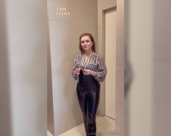 Lady Naama aka Ladynaama OnlyFans - Our BDSM session is happening here and now Play the video and follow the instructions