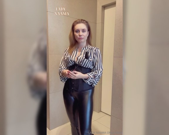 Lady Naama aka Ladynaama OnlyFans - Our BDSM session is happening here and now Play the video and follow the instructions