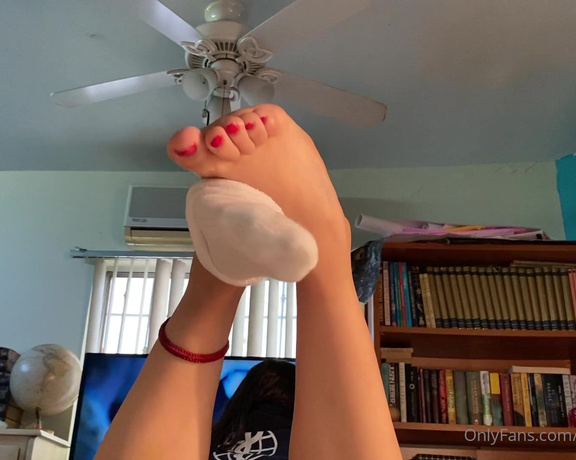 Goddess Angela aka goddessangelamx OnlyFans - POV We’re watching a movie and then I start taking my socks off what do you