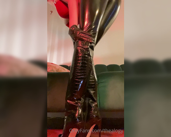 Thealogy aka thealogy OnlyFans - Boot worship video listen and obey, take it in and submit