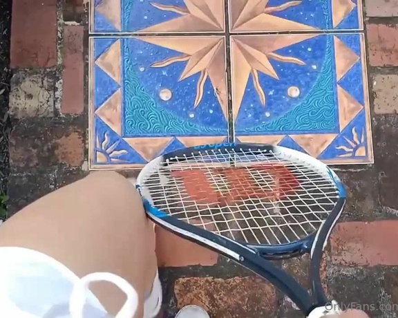 The Bitch Wife aka thebitchwife OnlyFans - Cuck sucks my sweaty feet after tennis