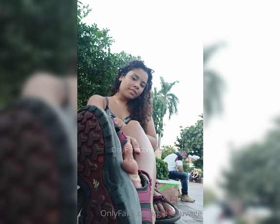 Gia Sauvage aka gia_sauvage OnlyFans - New candid video! I tease you with my feet while Im on a public park surrounded by people I take