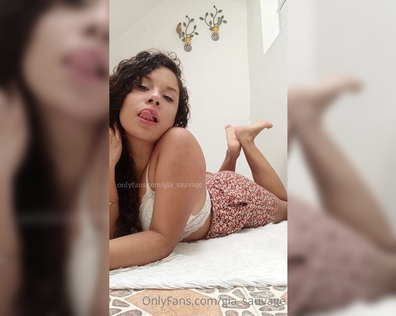 Gia Sauvage aka gia_sauvage OnlyFans - Playful chilling Sunday for hotter stuff check your DMs