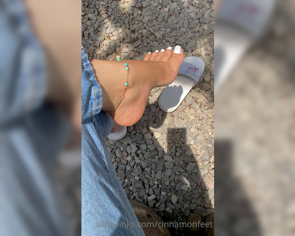 Goddess Cinnamon aka cinnamonfeet2 OnlyFans - I can see you looking at me across the street want to get close and kiss my arches and toes now