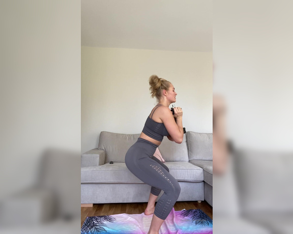 Goddess Dommelia aka goddessdommelia OnlyFans - 23 MIN VIDEO So here is half my work out this morning my friend arrived to fit my curtains half 1