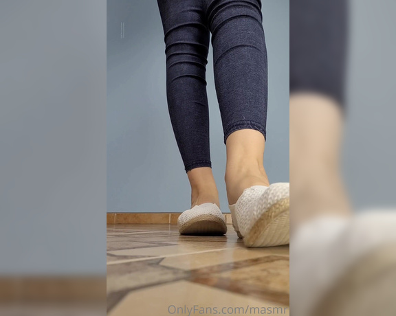 Masmr aka masmr OnlyFans - #8August  ESPADRILLES fun, up close, walk, wiggle, onoff, sounds! this video is posted on both