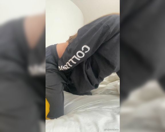 Lele O aka ohshititslele OnlyFans - In my Pjs, pleasing my self, humping my toy The end is super hot, but youll have to give me