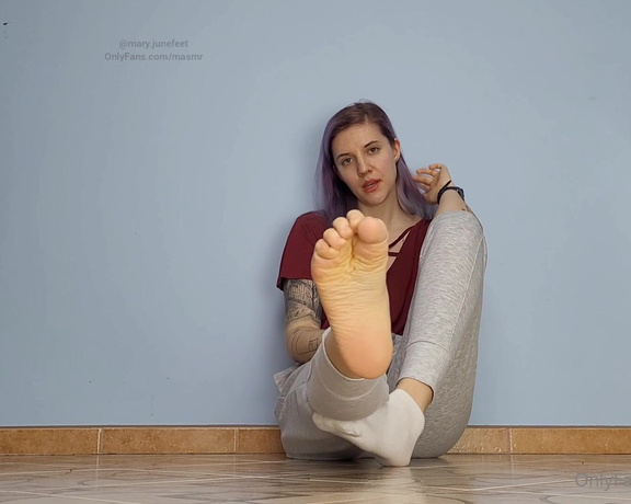 Masmr aka masmr OnlyFans - #4May  white ankle socks strip teasingtaking off slowly, and gum chewing