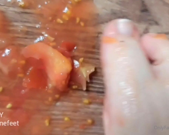 Masmr aka masmr OnlyFans - Day #5 of Birthday week! Yeah, TOMATO CRUSHING part 33 I had to cut this video, because total