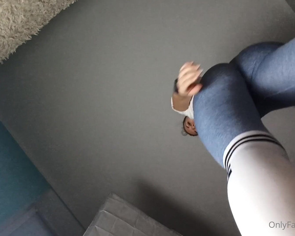 Masmr aka masmr OnlyFans - #8November  GIANTESS MARY teases you with butt and feet, wearing leggings As always  shes not