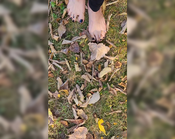 Mssjada aka mssjada OnlyFans - 2 minutes of barefoot leaf crunchin what do you want to see me and my perfect feet do next