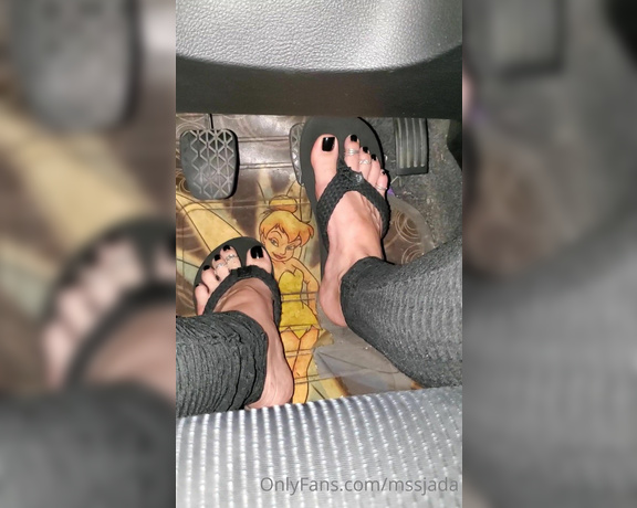 Mssjada aka mssjada OnlyFans - Peddle pumping on the way to the store For my foot lovers