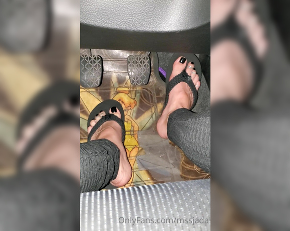 Mssjada aka mssjada OnlyFans - Peddle pumping on the way to the store For my foot lovers