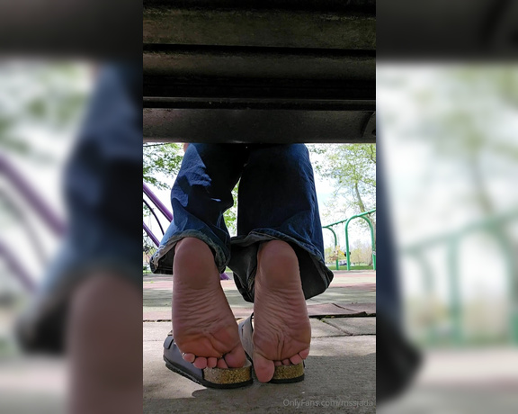 Mssjada aka mssjada OnlyFans - At the park in a pair of my new sandals that were send to me I dont know if I have ever recorded