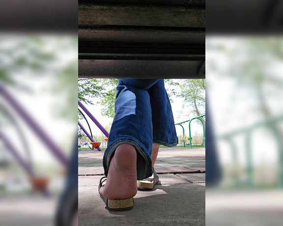 Mssjada aka mssjada OnlyFans - At the park in a pair of my new sandals that were send to me I dont know if I have ever recorded