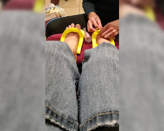 Mssjada aka mssjada OnlyFans - Pedi video Want to buy the toe separators DM me your bids The flip flips are already spoken for