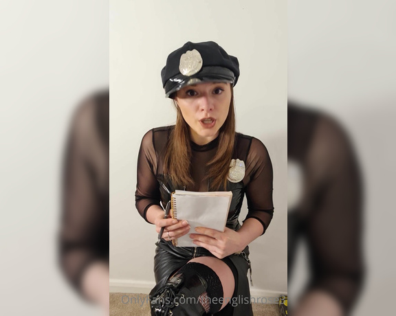 UKMistressRose aka theenglishrose3 OnlyFans - So come on guys , who has ever been interviewed by the police well I have to admit I have been a nau