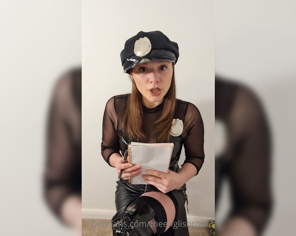 UKMistressRose aka theenglishrose3 OnlyFans - POV police woman role play You have been a very bad boy, now sit down and let me remind you