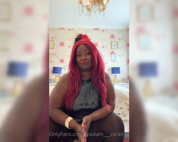 Madame Caramel aka madam___caramel OnlyFans - You are so pathetic always wanking I will not allow you to come no more