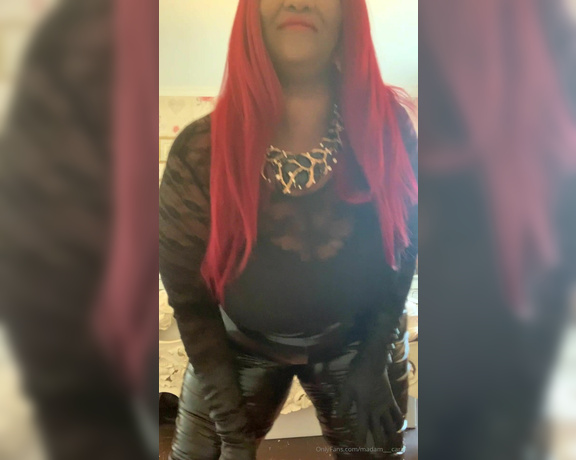 Madame Caramel aka madam___caramel OnlyFans - Leather Gloves worship JOI