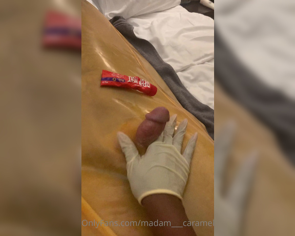 Madame Caramel aka madam___caramel OnlyFans - Deep heat fun  I will extract cum out of my cock