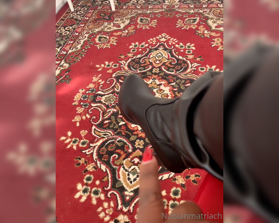 Madame Caramel aka madam___caramel OnlyFans - I love new leather boots and you shall love them too Come here now