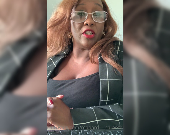 Madame Caramel aka madam___caramel OnlyFans - You are fired  oh you have a proposition Let me hear it  If i like what i hear you may keep your