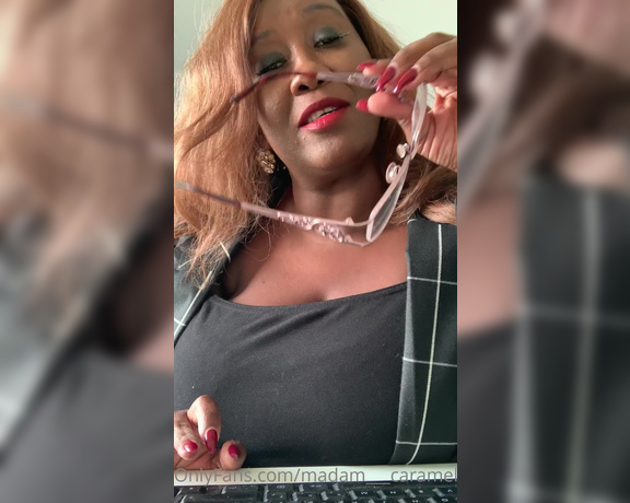 Madame Caramel aka madam___caramel OnlyFans - You are fired  oh you have a proposition Let me hear it  If i like what i hear you may keep your