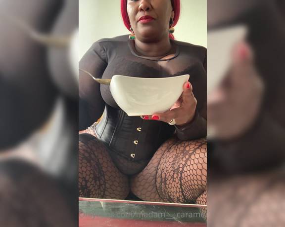 Madame Caramel aka madam___caramel OnlyFans - Joris cooked me a yummy soup Can you cook boi