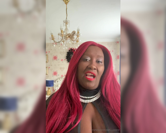 Madame Caramel aka madam___caramel OnlyFans - Listen carefully pathetic man