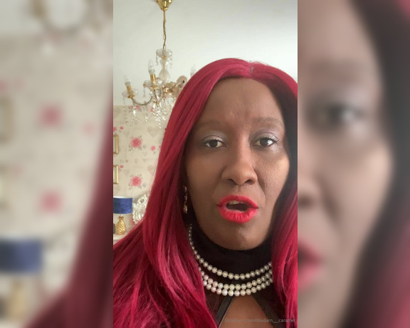 Madame Caramel aka madam___caramel OnlyFans - Listen carefully pathetic man