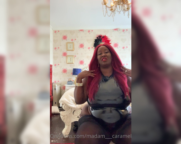 Madame Caramel aka madam___caramel OnlyFans - Come and fuck my pussy be prepared to be humiliated like the idiot that you are