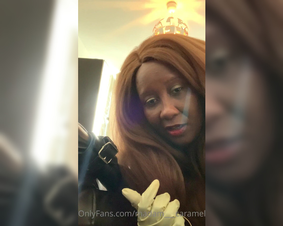 Madame Caramel aka madam___caramel OnlyFans - The taunting continues he will give me my cum tribute no matter what I will jerk off my cock until