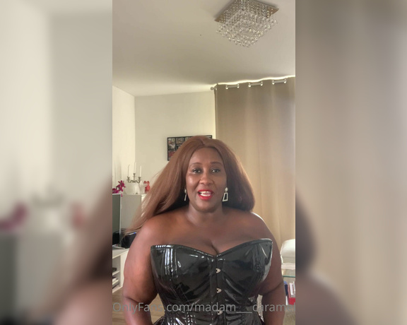 Madame Caramel aka madam___caramel OnlyFans - If you follow my instruction on this clip you will be rewarded Lock your cock in chastity for