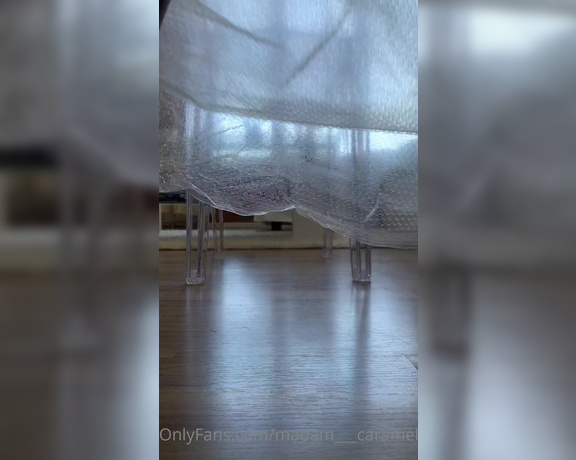Madame Caramel aka madam___caramel OnlyFans - The most satisfying clip that you will ever see  Bubble wrap mmmmm