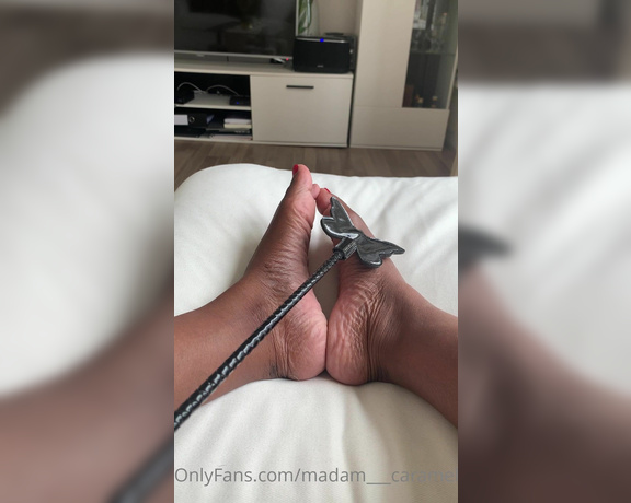 Madame Caramel aka madam___caramel OnlyFans - Come here foot boi and pampered Mistress feet Give them a good massage and kiss and suck them