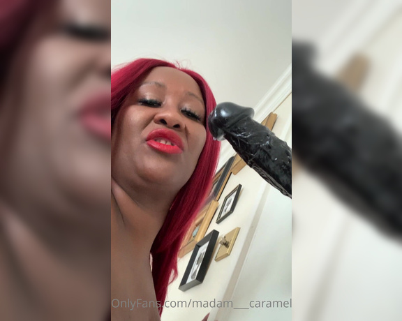 Madame Caramel aka madam___caramel OnlyFans - You will be the perfect cocksucker cuckold for me Listen carefully