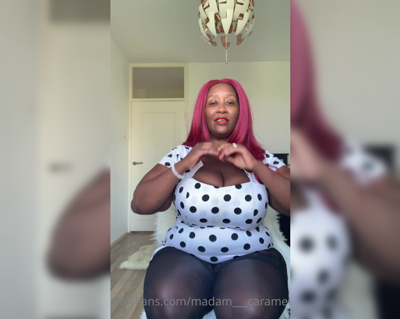 Madame Caramel aka madam___caramel OnlyFans - Listen to me pathetic idiotic boi