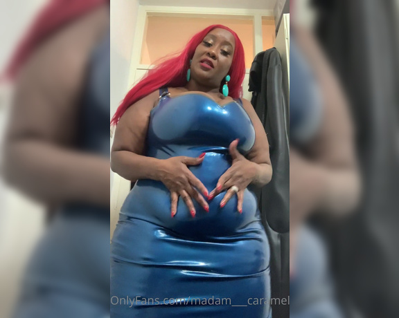 Madame Caramel aka madam___caramel OnlyFans - Come and shine my latex dress !!!