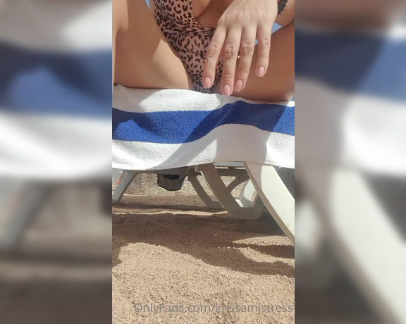 Goddess Samariel aka krissamistress OnlyFans - Lick the sand of my soles