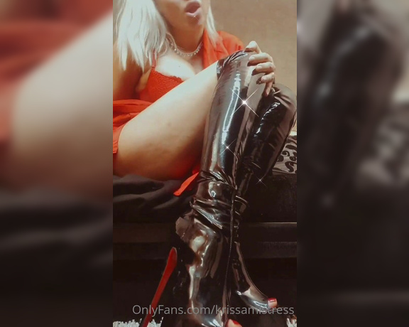 Goddess Samariel aka krissamistress OnlyFans - Lick my spits of my boots before they dripp