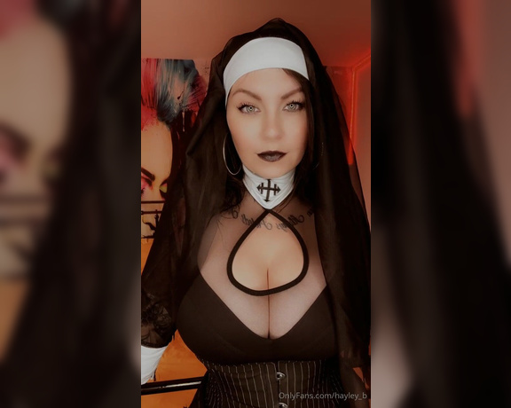 Hayley B aka hayley_b OnlyFans - I’m here to deal with your sins SECRET SNAP MEMBERS ENJOY THE EXTENDED FOOTAGE