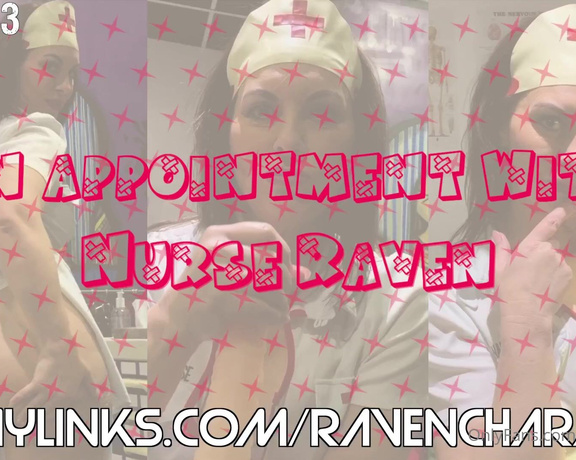 Raven Charm UK aka ravencharmuk OnlyFans - PPV43APPOINTMENT WITH NURSE RAVEN TIP $5 AND I WILL SEND THE VIDEO Dressed in my Naughty Nurse