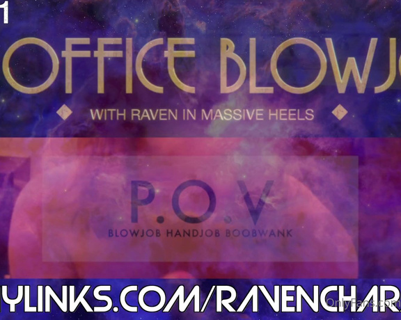 Raven Charm UK aka ravencharmuk OnlyFans - PPV41OFFICE BLOWJOB & POV WANK TIP $6 AND I WILL SEND THE VIDEO This is a 14 minute Double