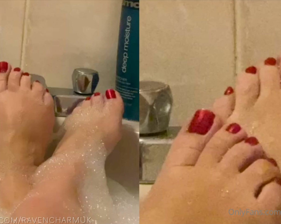 Raven Charm UK aka ravencharmuk OnlyFans - Bubbly Toes