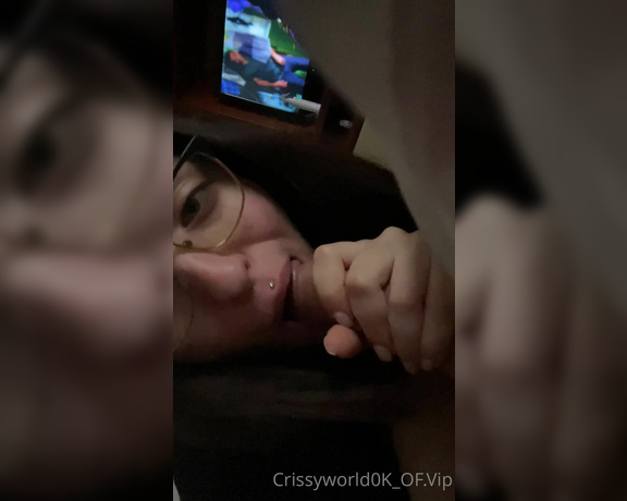 Crissyworld0k aka crissyworld0k OnlyFans - Asmr blowjob nascondino porno @masterv00