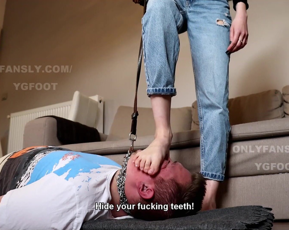 Ygfoot aka ygfoot OnlyFans - Hide your fucking teeth!