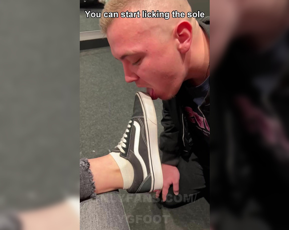 Ygfoot aka ygfoot OnlyFans - Clean my sneakers, better be quick