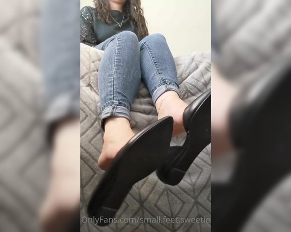 Goddess Alyssa aka small.feet.sweetie OnlyFans - Do you like to watch me dangle these flats 5