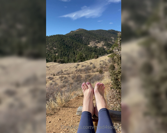 Goddess Mads aka mad4soles_ OnlyFans - Enjoy my feet & enjoy the view you work so i get to do this